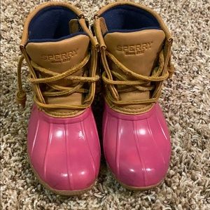 Sperry Saltwater Boot little girls size 9